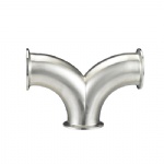 Sanitary Stainless Double Bend Clamp Elbow