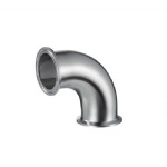 sanitary stainless steel 90 deg clamped elbow