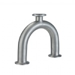 Sanitary Stainless Steel clamped U type tee