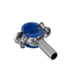 Sanitary Stainless Steel Round Pipe Holder with Sleeve