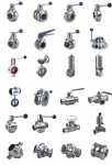 Sanitary Stainless steel Clamped Cross Ball Valve