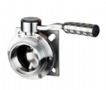 sanitary stainless steel beer butterfly valve