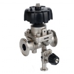 sanitary stainless steel GEMU diaphragm valve