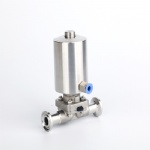 sanitary stainless steel pneumatic diaphragm valve