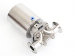 sanitary stainless steel GEMU pneumatic diaphragm valve