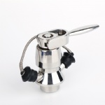 sanitary stainless steel welded aseptic sampling valve