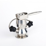 sanitary stainless stee clamped aseptic sampling valve